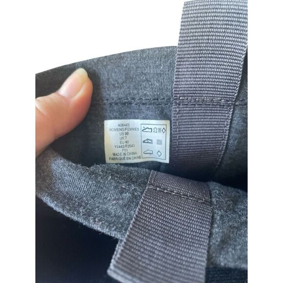 Lands’ End Women 9 Black Suede Winter Boots Quilted Pullon Lined Excellent Cond. - Picture 5 of 8